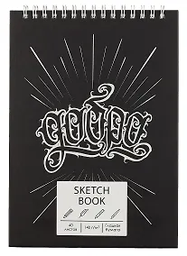 Купить Скетчбук А5 40л "Добро" белый офсет, 140г/м2, евроспираль — Фото №1