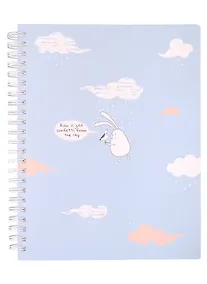 Купить Тетрадь в клетку Be Smart, "Bunny. Дождь", 120 листов — Фото №1