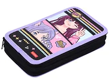 Купить Пенал 2отд. "АНИМЕ" 190*110мм, молния, глянц.ламинация, таблица умножения, инд.уп. — Фото №1