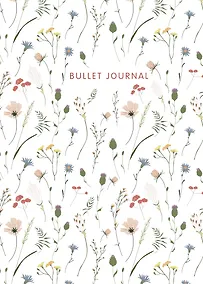 Купить Книга для записей А5 120стр тчк. "Bullet Journal (полевые цветы)" — Фото №1