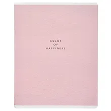 Купить Тетрадь 48л кл. "Block", розовый, скрепка, карт.обл., микротекстурирование, ламинация — Фото №1