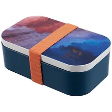 Купить Ланч-бокс Акварель 800мл (пластик) (20х12) (12-rongtai-JJN-01 ) — Фото №1