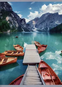 Купить Тетрадь в клетку Listoff, "Причал", А4, 80 листов — Фото №1