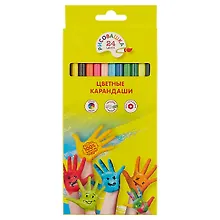 Купить Карандаши цветные Рисовашка, 24 цвета — Фото №1