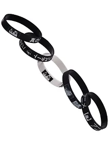 Купить Набор Браслет Аниме Лицо и иероглифы (белый)+Браслет Аниме Девушка с картами (черный)+Браслет Аниме Девушка с картами (черный)+Браслет Аниме Девушка Дзё (черный)+Браслет Аниме Парень в маске (Сэйнен) (черный) (силикон) (20,2 с — Фото №1