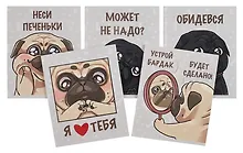 Купить Тетрадь А4 60л кл. "У меня лапки" скрепка, мел.картон, выб.лак, мат.ламинация, выб.лак — Фото №1