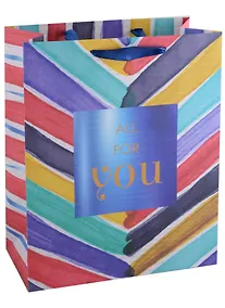 Купить Пакет А4 32*26*12 "All for You" нейтр., бум., мат.ламинация — Фото №1