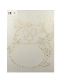 Купить Песочная рамка Кошка №2 (А4) (653) (упаковка) — Фото №1
