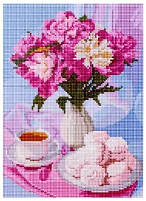 Купить Алмазная мозаика на подрамнике "Нежное доброе утро", 30 х 40 см — Фото №1