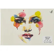 Купить Скетчбук А5+ 80л "Портрет", белый офсет, 100г/м2, 7БЦ — Фото №1