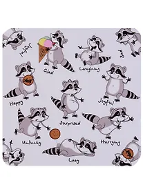 Купить Подставка под чашку Raccoons life (ПЧ2018-05) — Фото №1