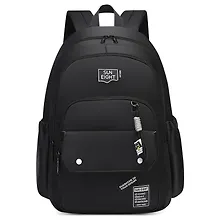 Купить Рюкзак черный "Sun Eight" 47*32*15,5см, 3 отделения, 3 кармана, с брелоком — Фото №1