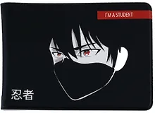 Купить Обложка для студенческого  Аниме Парень в маске (Сэйнен) ч/б — Фото №1