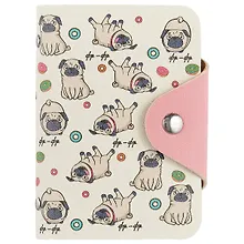 Купить Визитница Мопсы фр-фр (20 карт) (PU) (11×8) (блистер) (12-11592-ZY-11) — Фото №1