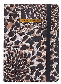 Купить Ежедневник недат. А5 128л "Leopard" тв.обложка, тиснение фольгой — Фото №1