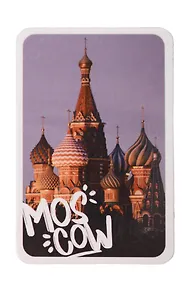 Купить Магнит Москва Храм Василия Блаженного (картон) (фото) (9х6) (Magniart) — Фото №1