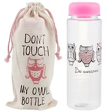 Купить Бутылочка My Owl bottle с сумочкой (500 мл) — Фото №1