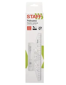 Купить Рейсшина 22см метал. ролик, STAFF — Фото №1