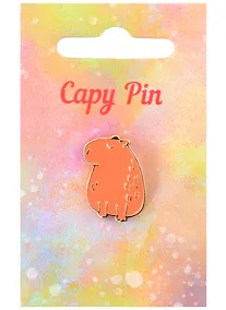 Купить Значок Капибара профиль (металл) — Фото №1