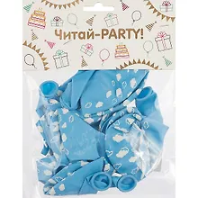 Купить Набор надувных шаров «Облака», голубые, 10 штук — Фото №1