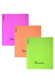 Купить Тетрадь 48л кл. ТЕМА "Neon. Биология"  пласт.обл., ассорти, ErichKrause — Фото №1