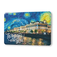 Купить Сувенир, Магнит Петербург, отпусти! 5,6*8,3см, картон — Фото №1