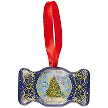 Купить Конфетка с новогодним пожеланием, 7.2 х 2.8 см — Фото №1