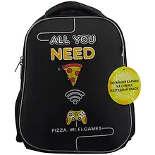 Купить Ранец  "All you need..." 1отд 38*29*12,5см, 3 кармана. — Фото №1