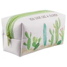 Купить Косметичка на молнии You look (Кактусы) (16х8) (ПВХ бокс) — Фото №1