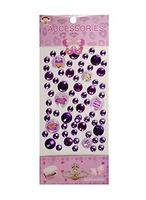 Купить Наклейки стразы с сюжетами, сиреневый (11-01488-20) — Фото №1