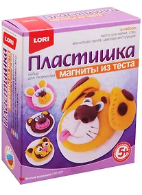 Купить Набор для творчества LORI Магниты из теста "Милые мордашки" Мт-001 — Фото №1