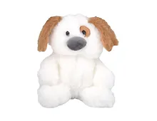 Купить Мягкая игрушка Собачка белая с пятнышком (16см) (12-960-202508-XP16) — Фото №1