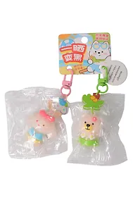 Купить Брелоки парные Мишка и Зайка (ПВХ) (4,7х4,5) (12-34804-202508-XP39) — Фото №1