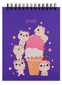 Купить Скетчбук «Милота», А6, 40 листов — Фото №1