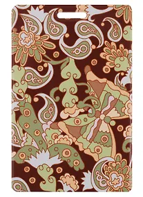 Купить Чехол для карточек Узор Пейсли и бабочка (ДК2017-126) — Фото №1