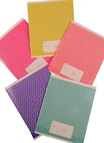 Купить Тетрадь в клетку Unnika, "Плетеный орнамент", 12 листов, в ассортименте — Фото №1