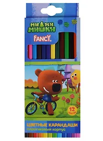 Купить Карандаши цветные Action!, "МиМиМишки", 12 цветов — Фото №1