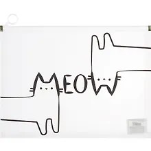 Купить Папка на молнии «Котики meow», А4 — Фото №1
