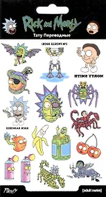Купить Наклейки-тату переводные Рик и Морти 110х200 — Фото №1