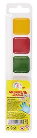 Купить Краски акварельные "Рисовашка", 6 цветов — Фото №1