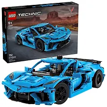 Купить LEGO Technic: Шевроле Корвет Стингрей синий, 732 детали (42217) — Фото №1