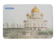 Купить Магнит картон карандаш Храм Христа Спасителя (Москва) (МК/201/016) — Фото №1
