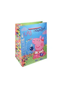 Купить Пакет подарочный бумажный А5 18*23*10 "Пеппа на каникулах", дет., Росмэн — Фото №1