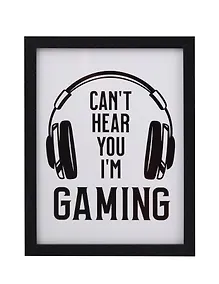 Купить Фоторамка 15*20 "Can't hear you" черное дерево — Фото №1