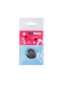 Купить Застежка для броши круглая (24мм) (1шт) (заготовки для декорирования) (упаковка) — Фото №1