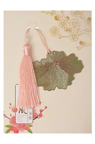 Купить Закладка для книг с подвеской Цветок (металл) (12-D3-8104-202510-STB-77) — Фото №1