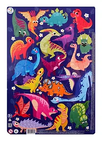 Купить Пазл в рамке Dodo Динозавры 53 элемента — Фото №1