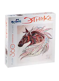 Купить Пазл Оригами 360 эл. 47,5*47,5см. Серия Арт-терапия Лошадь 02348 — Фото №1