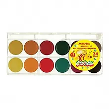 Купить Краски акварельные 24 цвета — Фото №1