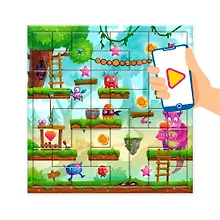 Купить Головоломка с дополненной реальностью. Монстрики в игре! 23 детали — Фото №1